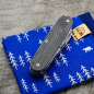 Preview: WOOD - HUNTSMAN - dark wash - fertig montiertes Taschenmesser - Titan Grade 5  (Ti 6AI 4V)  - 91mm